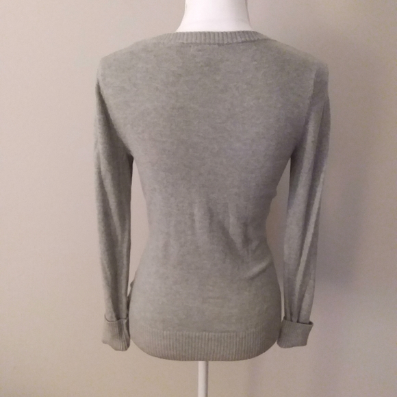 Merona Grey, Brown/Burgandy Argle Sweater - Picture 7 of 8